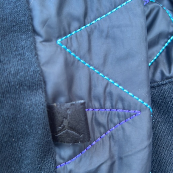 Air Jordan NWOT quilted embroidered short sleeve hoody eye catching men’s sz M - Picture 9 of 12